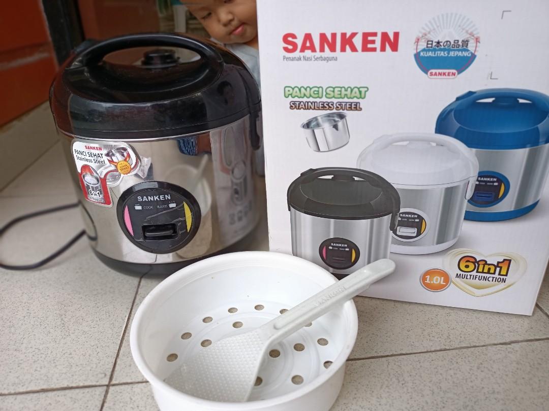 Sanken Rice Cooker 1 liter stainless, Kitchen & Appliances di Carousell
