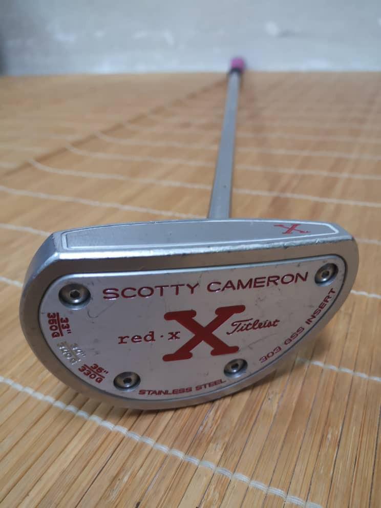 Scotty Cameron Red X2 Putter, Sports Equipment, Sports & Games ...
