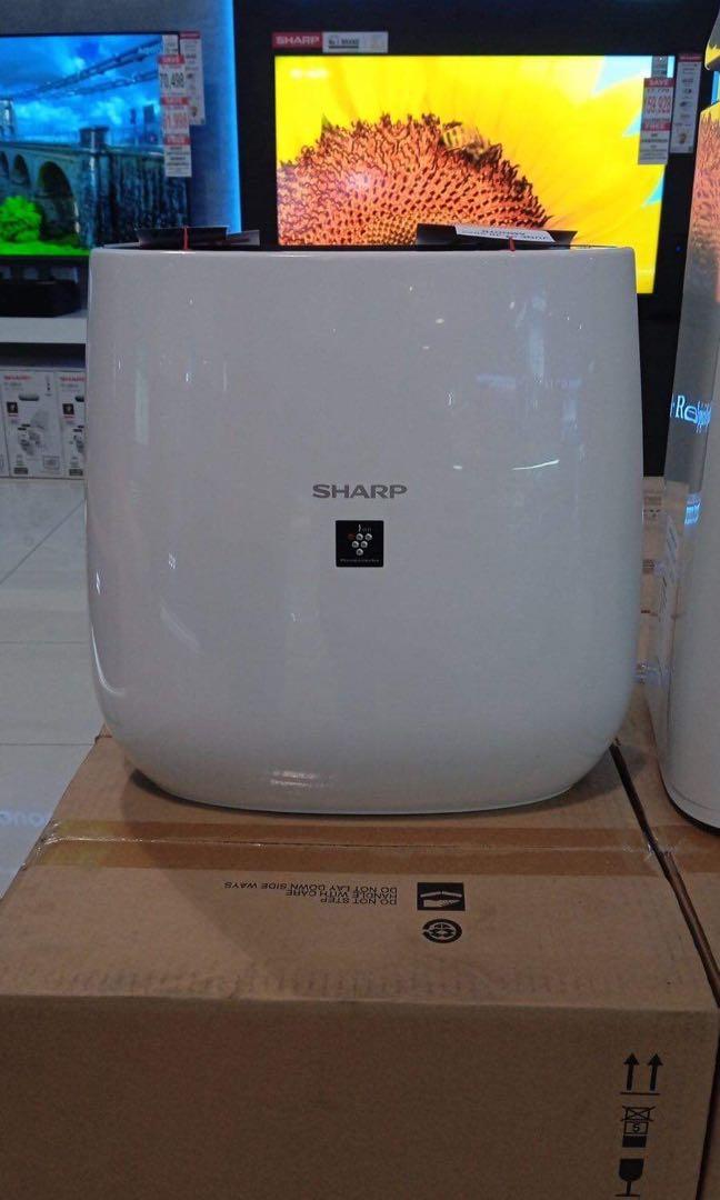 SHARP AIR PURIFIER BUNDLE PROMO (Category: Air Purifiers & Dehumidifiers) located in Quezon City. Submitted by annys.online (Listing ID 1168183763, Image 1). Description: SHARP AIR PURIFIER BUNDLE * High density plasmacluster ion technology powerfully and quickly removes airborne particles * Simple and compact design * Fan speed indicator on the front panel * Low power consumption and quiet operation (25dB) * Easy user-friendly operation FP-J30EB
