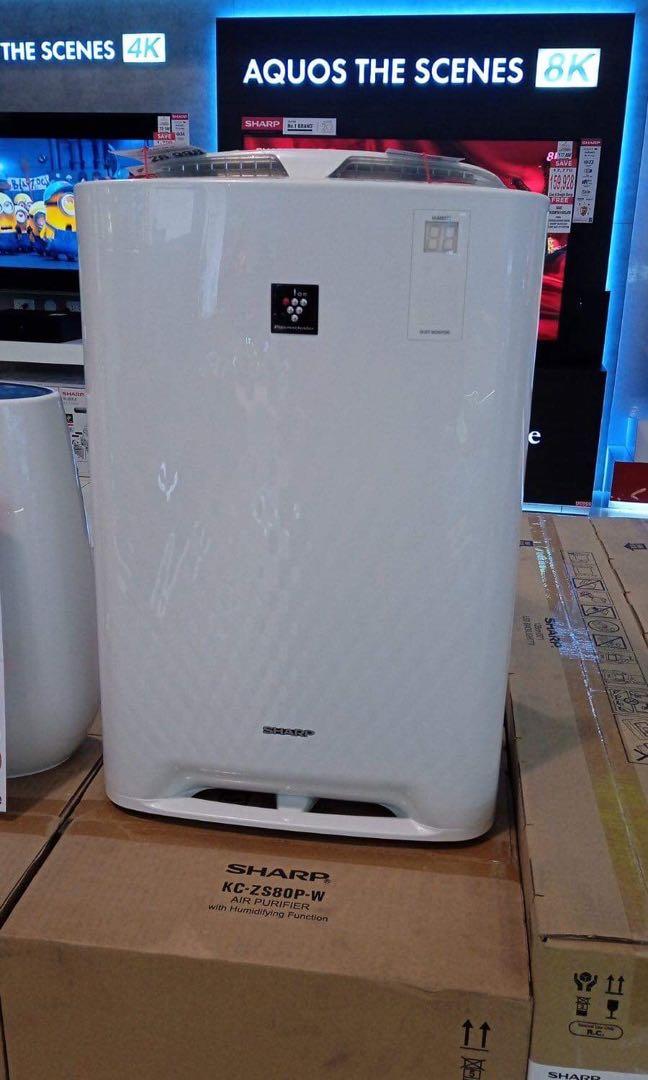 SHARP AIR PURIFIER BUNDLE PROMO (Category: Air Purifiers & Dehumidifiers) located in Quezon City. Submitted by annys.online (Listing ID 1168183763, Image 2). Description: SHARP AIR PURIFIER BUNDLE * High density plasmacluster ion technology powerfully and quickly removes airborne particles * Simple and compact design * Fan speed indicator on the front panel * Low power consumption and quiet operation (25dB) * Easy user-friendly operation FP-J30EB