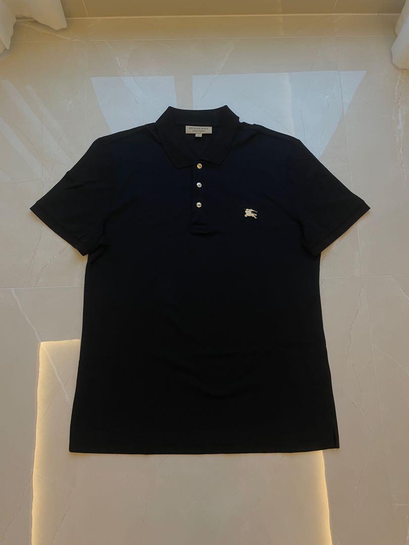 Gold burberry deals shirt