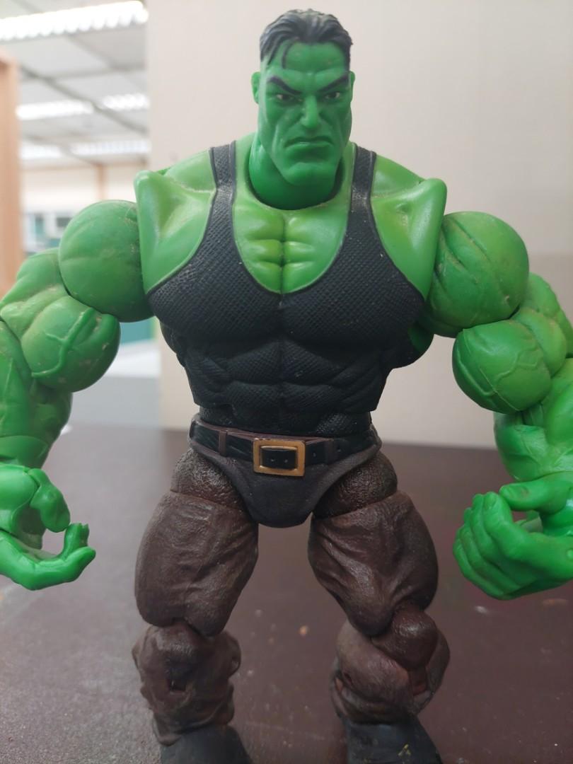 Smart Hulk Classics Action Figure (Category: Figurines & Statues) located in Pasig City. Submitted by toydaddyph (Listing ID 1168035224, Image 1). Description: Item is a rare original loose 7.2-inch Smart Hulk or Professor Hulk action figure from the Hulk Classics line of Toybiz released in 2004. Figure includes his gamma weapon accessory but excludes the glasses. Figure is big and top-heavy. It has some minor paint imperfections but it will no d