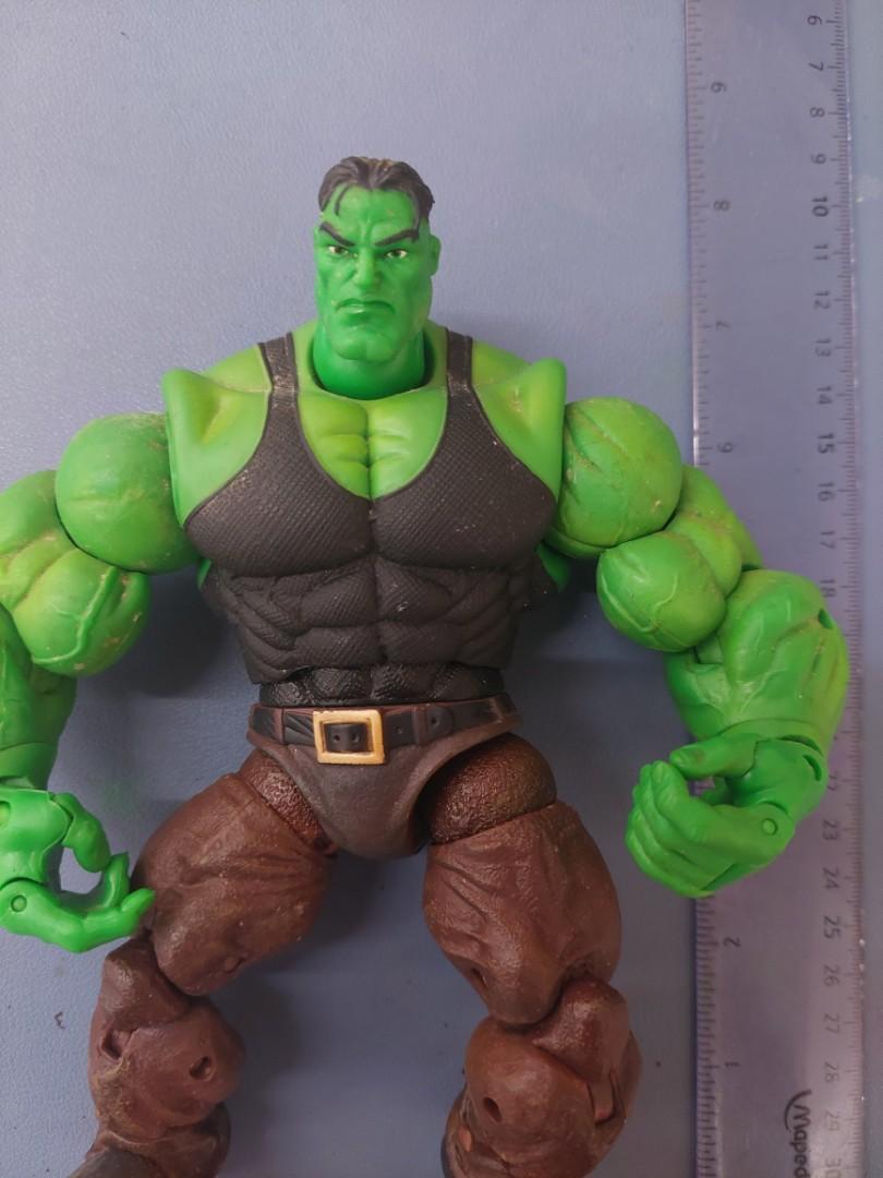 Smart Hulk Classics Action Figure (Category: Figurines & Statues) located in Pasig City. Submitted by toydaddyph (Listing ID 1168035224, Image 3). Description: Item is a rare original loose 7.2-inch Smart Hulk or Professor Hulk action figure from the Hulk Classics line of Toybiz released in 2004. Figure includes his gamma weapon accessory but excludes the glasses. Figure is big and top-heavy. It has some minor paint imperfections but it will no d
