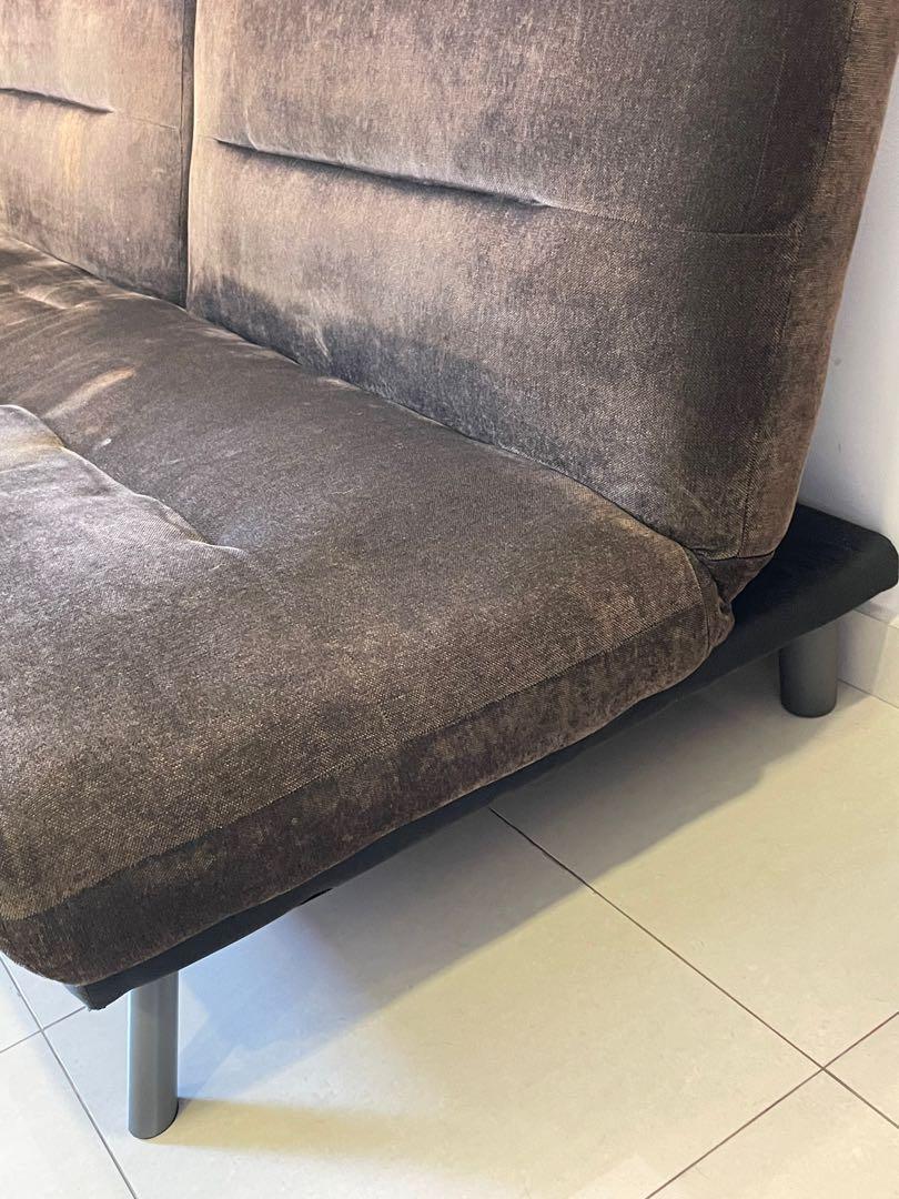 Sofa Bed (Category: Chairs) located in Petaling Jaya. Submitted by chezr (Listing ID 1168065029, Image 2). Description: This is a sofa bed that opens up. All is still in good condition. Two adults people can sleep on this PM FOR MORE DETAILS SHIPPING WILL BE PAID BY BUYER.