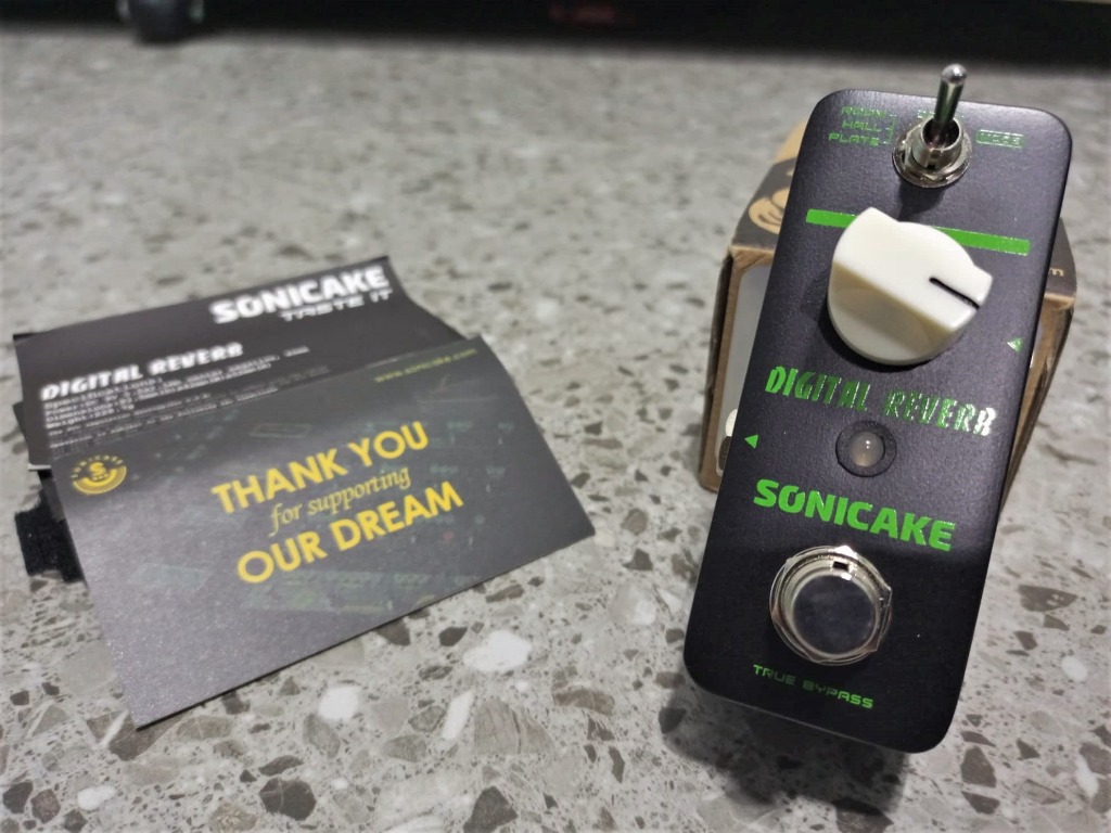 SONICAKE DIGITAL REVERB (3VERBS) GUITAR EFFECTS PEDAL (REPRICED! RUSH!), Hobbies & Toys, Music