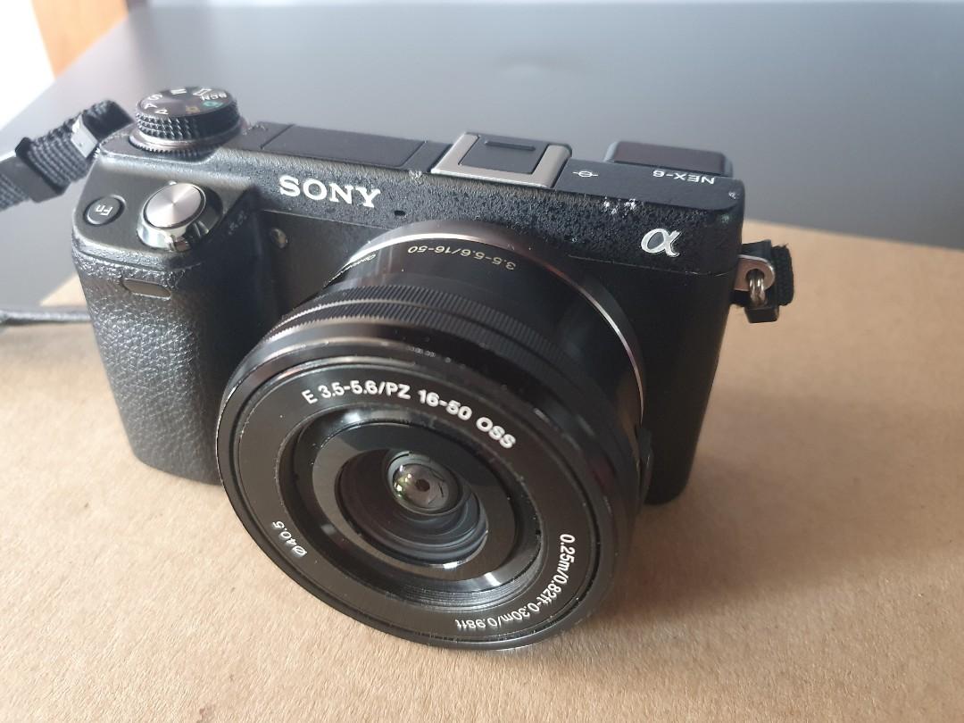 Sony Alpha Nex 6 Mirrorless Camera (Category: Cameras) located in Tagaytay City. Submitted by leojr123 (Listing ID 1168169671, Image 2). Description: Sony NEX-6 ● 16.1MP Exmor APS-C Size CMOS Sensor ●16-50mm f/3.5-5.6 Zoom Lens Included ●Fast Hybrid AF With Phase-Detection AF ●3" 921K-Dot TFT LCD ●XGA OLED Tru-Finder EVF ●Captures 1080 HD Video ●Wi-Fi Capable ●Built-In Flash ●Fast 10fps Burst Shooting ●PlayMemories Camera Apps Sony's Alpha NEX-6 