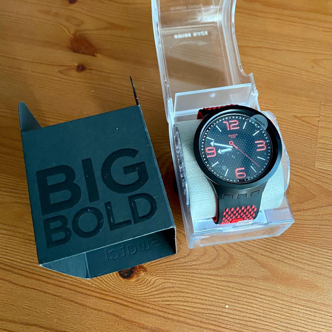 Swatch Big Bold Red Mint New Special edition Men s Fashion