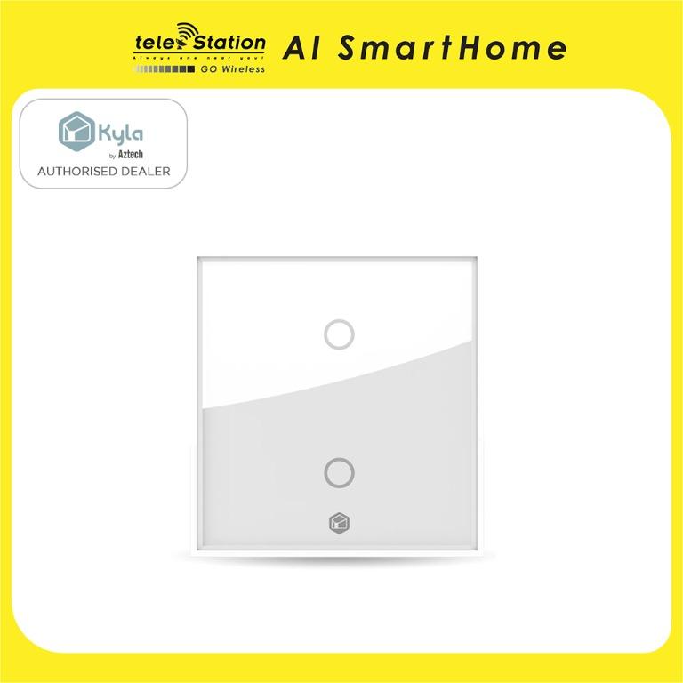Telestation AI SmartHome: Kyla Smart Light Switch with Aircon & Fan ...