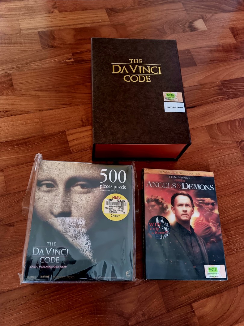 The Da Vinci Code + Angels & Demons. Original Code 3 DVDs, Extended