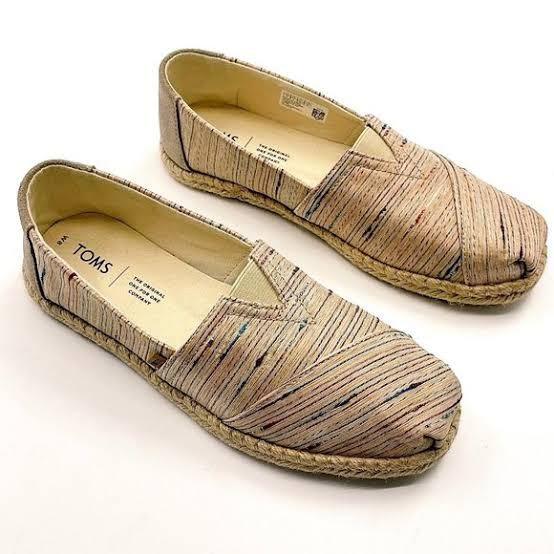 Birch metallic slub deals stripe women s espadrilles