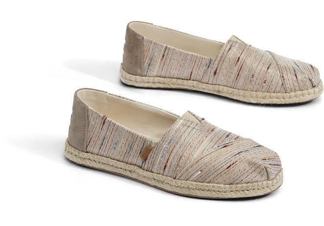Birch metallic slub best sale stripe women's espadrilles