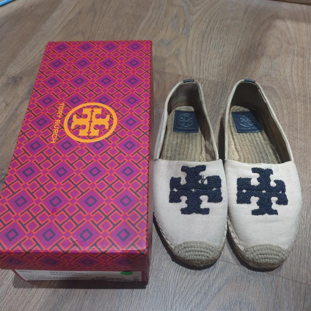 tory burch espadrilles canvas