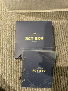 TXT Act:boy card binders