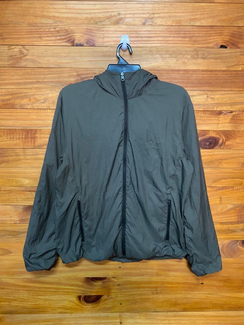 Uniqlo Reversible Windbreaker Fleece Zipper Hoodie Jacket Men s