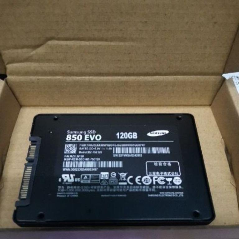 Samsung ssd 850 evo 120gb outlet