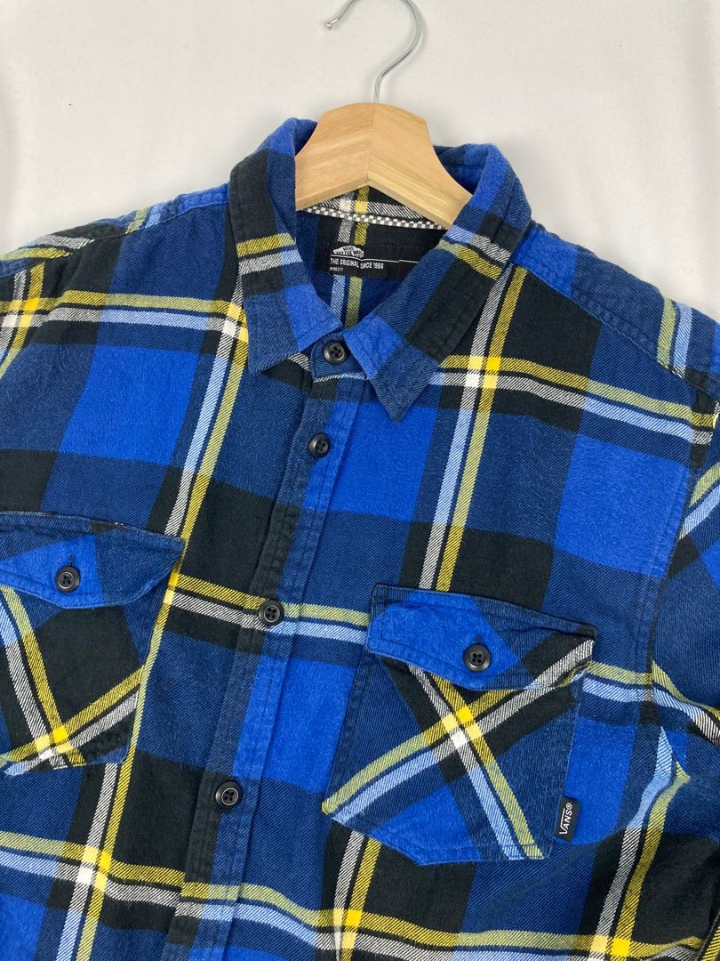 Vans Flannel, Men's Fashion, Tops 