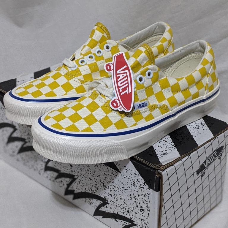 Vans OG Era LX Vault CB Yellow Luxury Sneakers Footwear on Carousell
