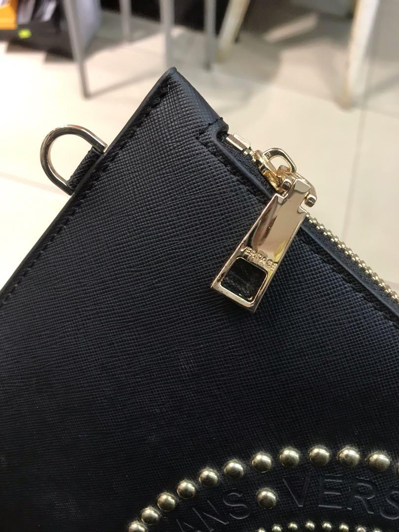 Versace Jeans Pouch, Barang Mewah, Tas 