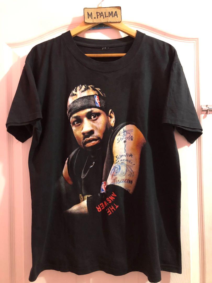 Vintage allen iverson t shirt on sale