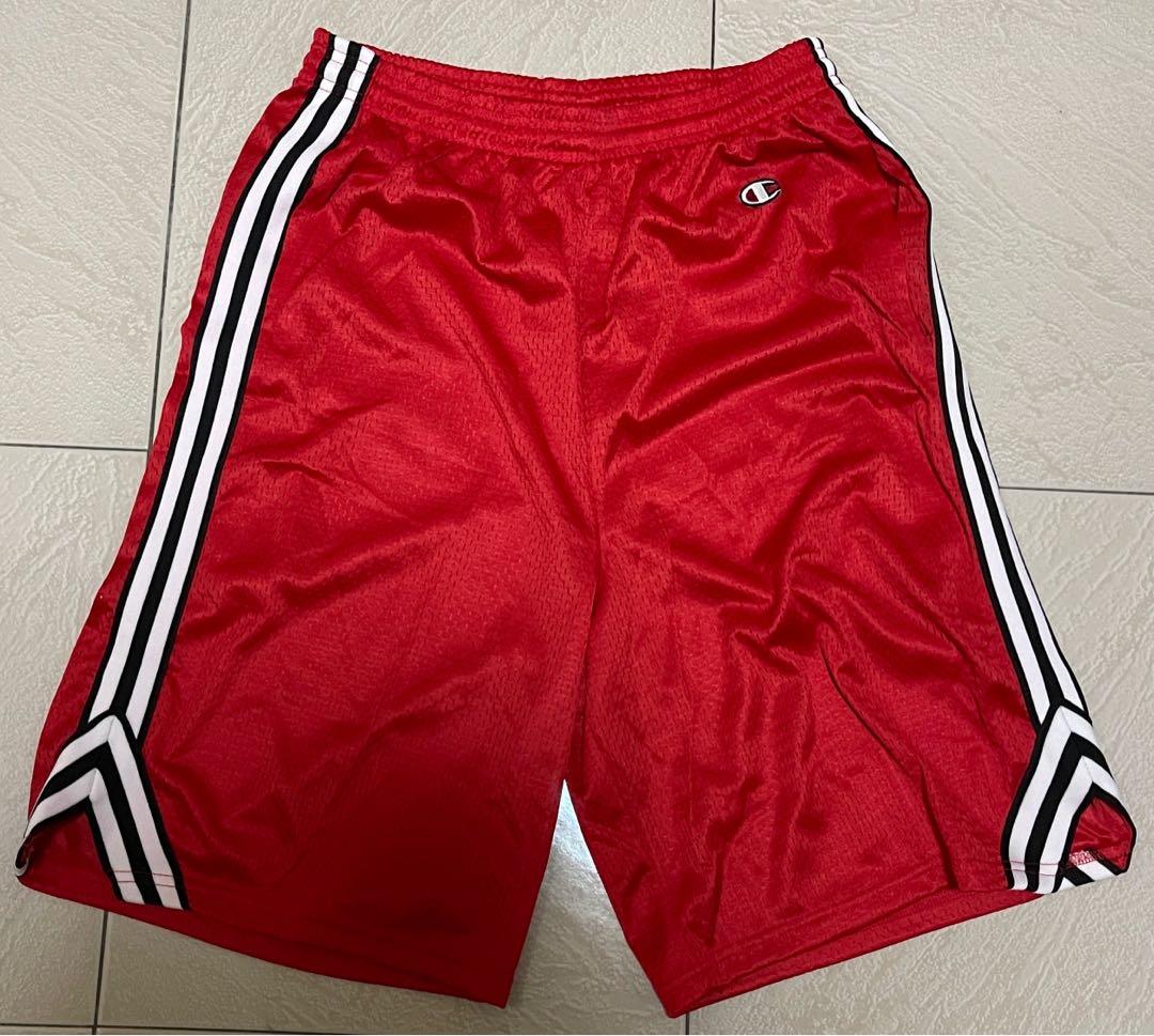 Vintage Champion Red Basketball Shorts Men s Fashion Bottoms