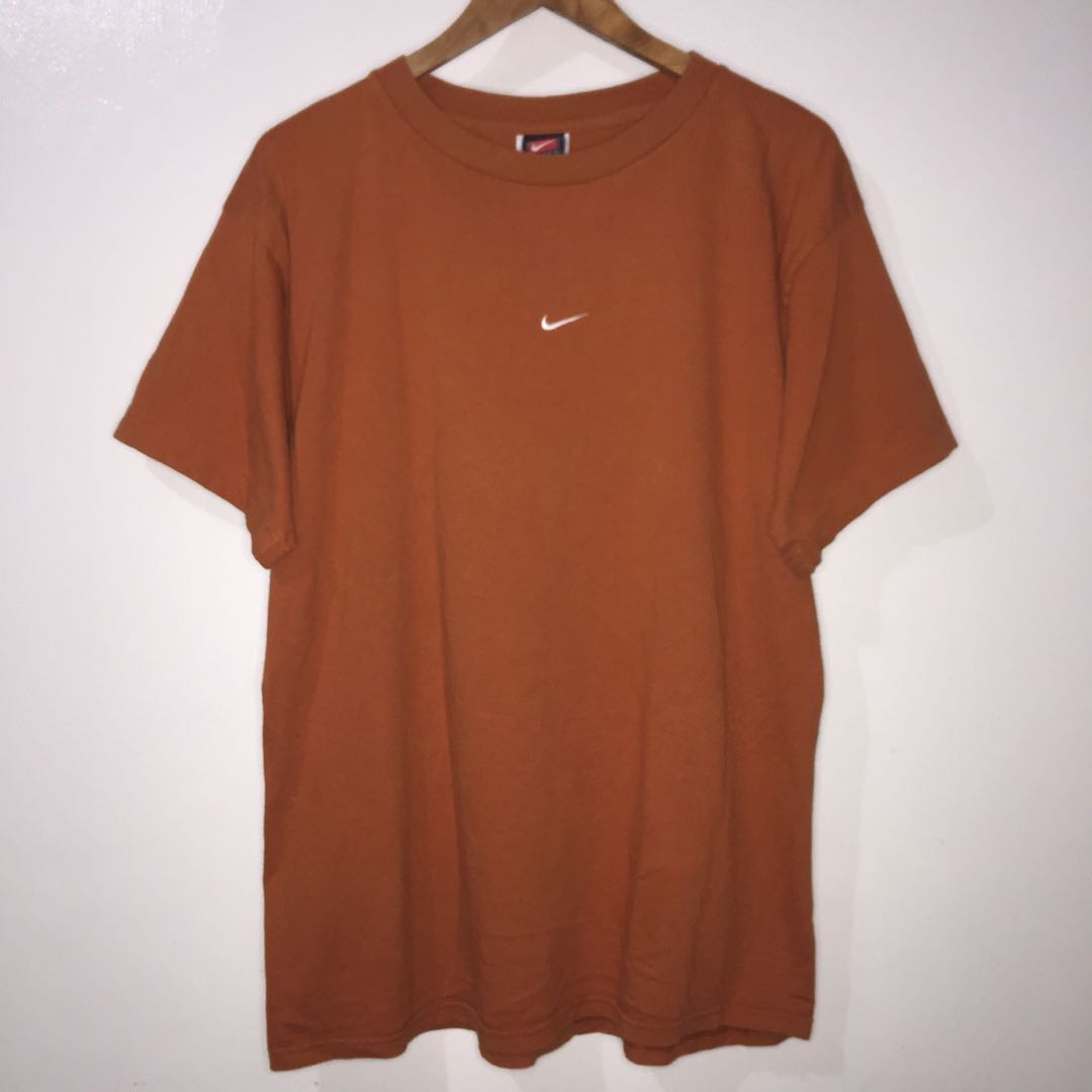 Vintage Nike Mid Swoosh Shirt (Rust 