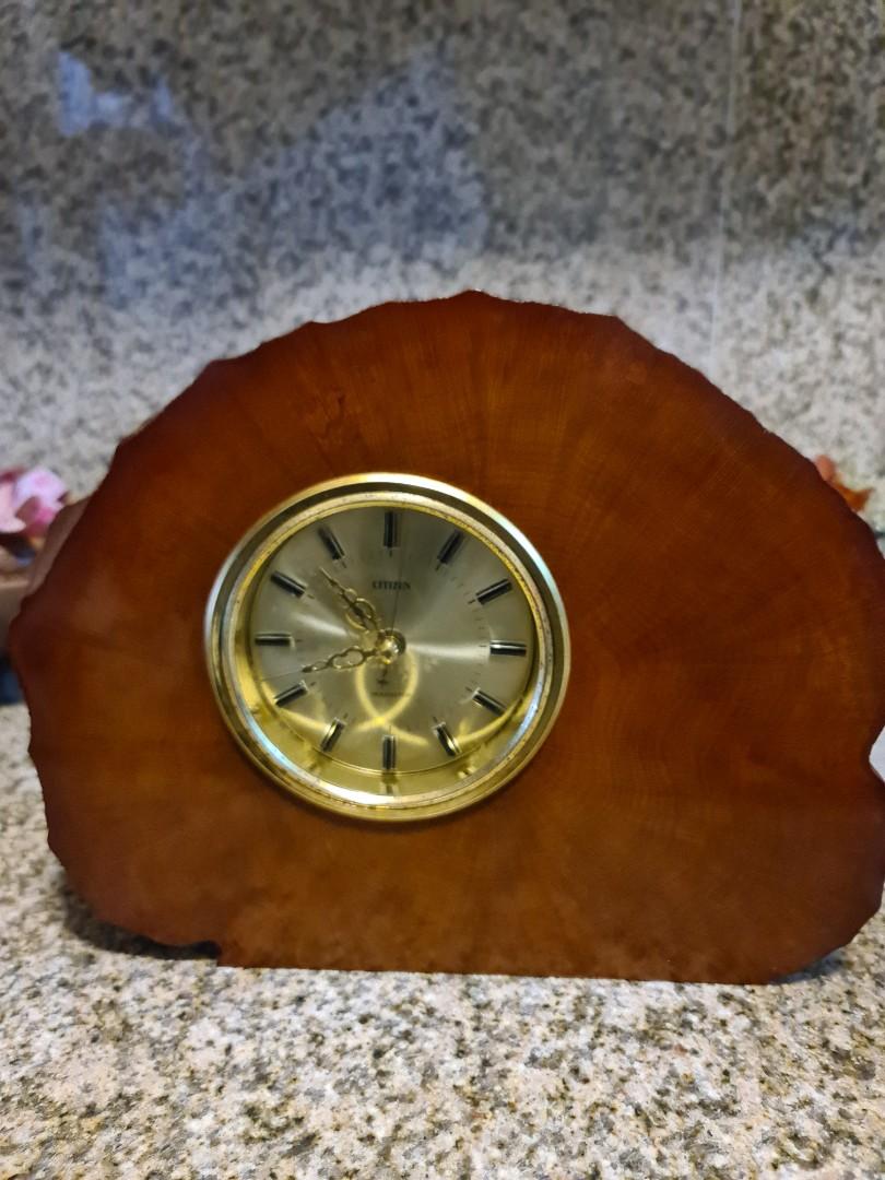 Vintage wooden citizen table clock (Category: Clocks) located in Paranaque City. Submitted by edszz (Listing ID 1168112280, Image 1). Description: Vintage wooden citizen table clock no issue working.