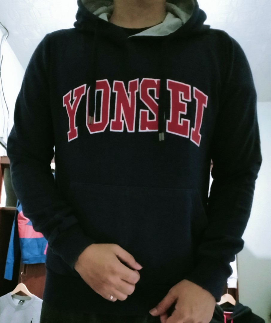 Windward Yonsei Second Hoodie Fesyen Pria Pakaian Baju Luaran