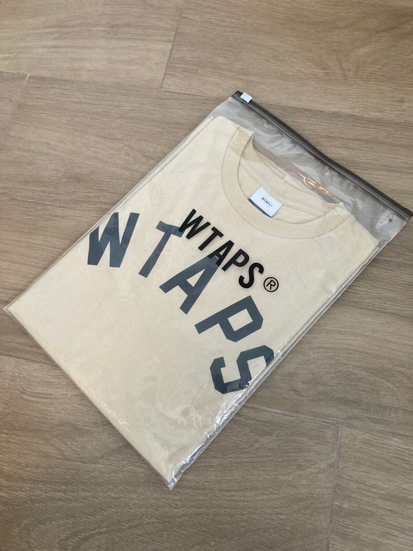 Wtaps Locker / SS / Cotton Tee 22ss Beige, 男裝, 上身及套裝, T-shirt