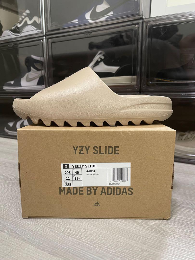 Yeezy Slide Pure 拖鞋UK11 適合US10 US10.5 US11 28cm 28.5cm 29cm