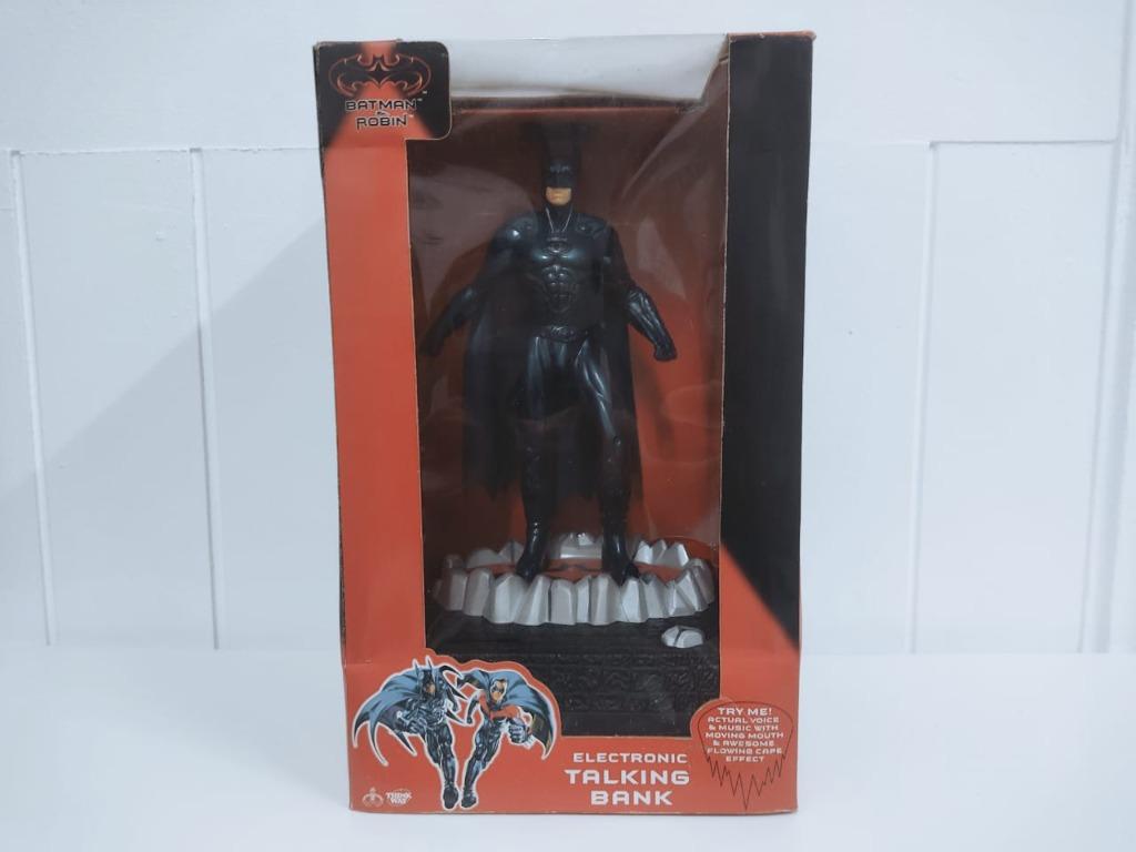 1997 THINKWAY TOYS - BATMAN & ROBIN, ELECTRONIC TALKING BANK, Hobbies & Toys,  Collectibles & Memorabilia, Vintage Collectibles on Carousell