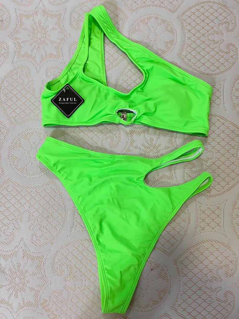 Zaful green swimsuit outlet