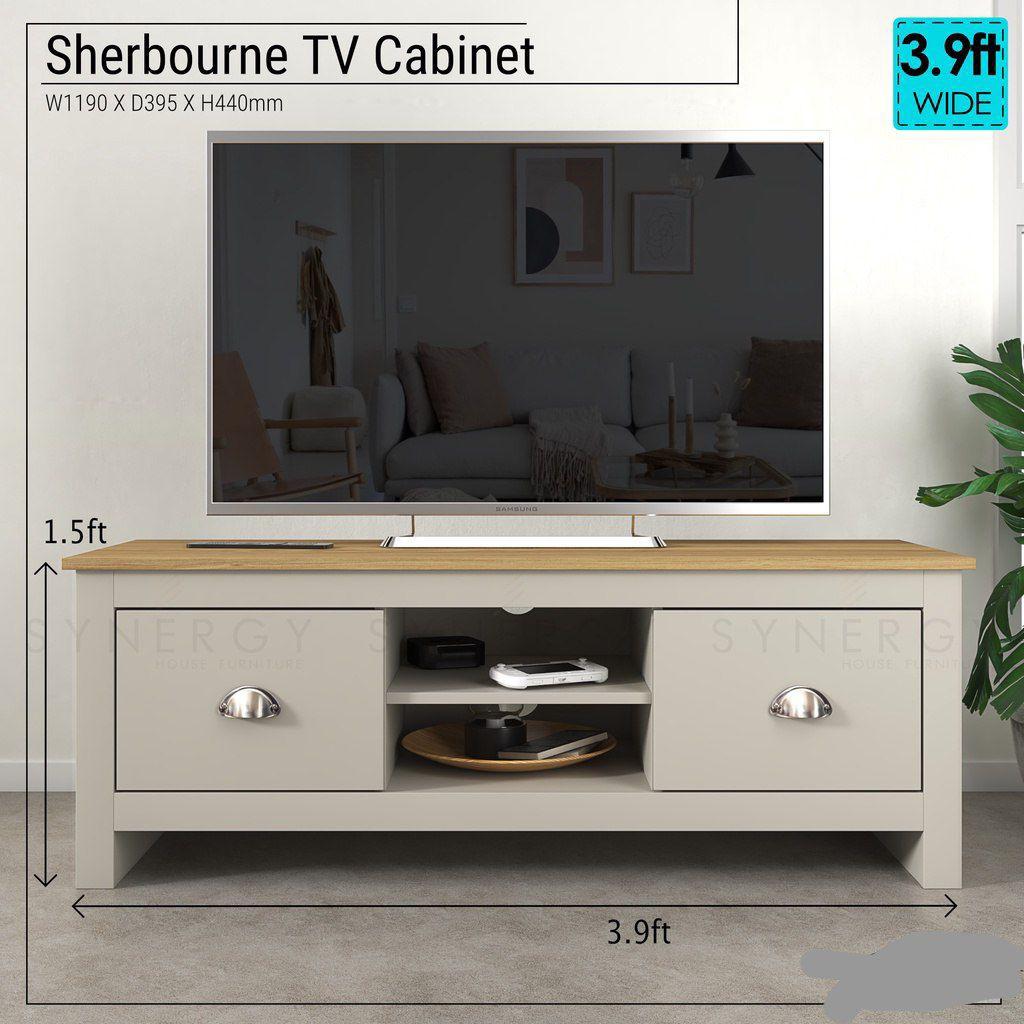 Sherbourne oak on sale tv stand