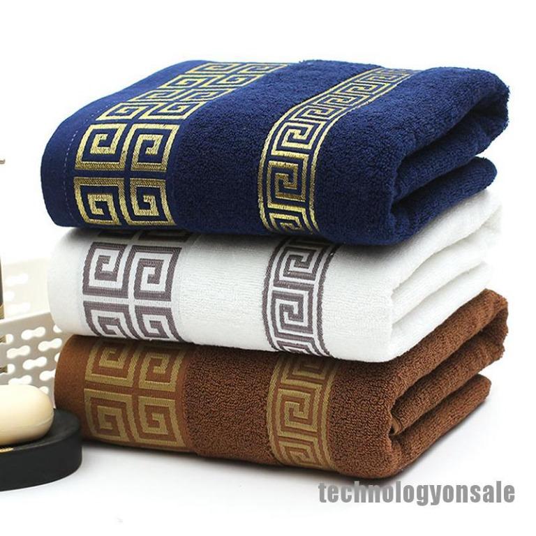 3pcs Soft Cotton Towel Set Luxury Look Face Hand Towel Gym Bath Towels Bathroom 
