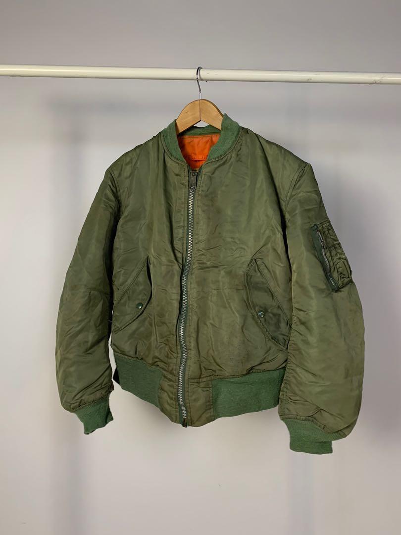 【U.S.ARMY】military bomber jacket 90s