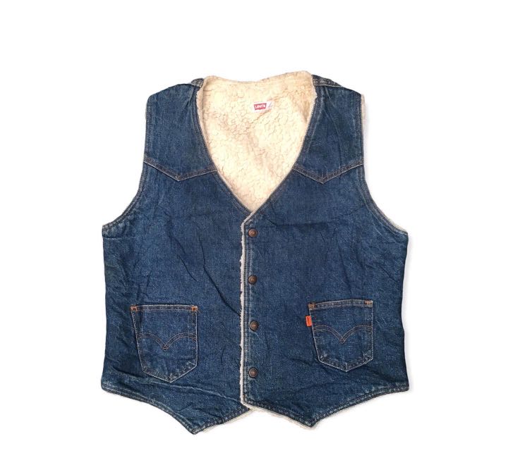 90s vintage levis vest sherpa jacket 