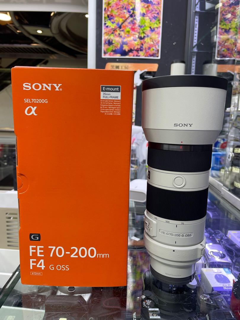 SONY FE 70-200mm F4 G OSS SEL70200G 70-200 mm, 攝影器材 