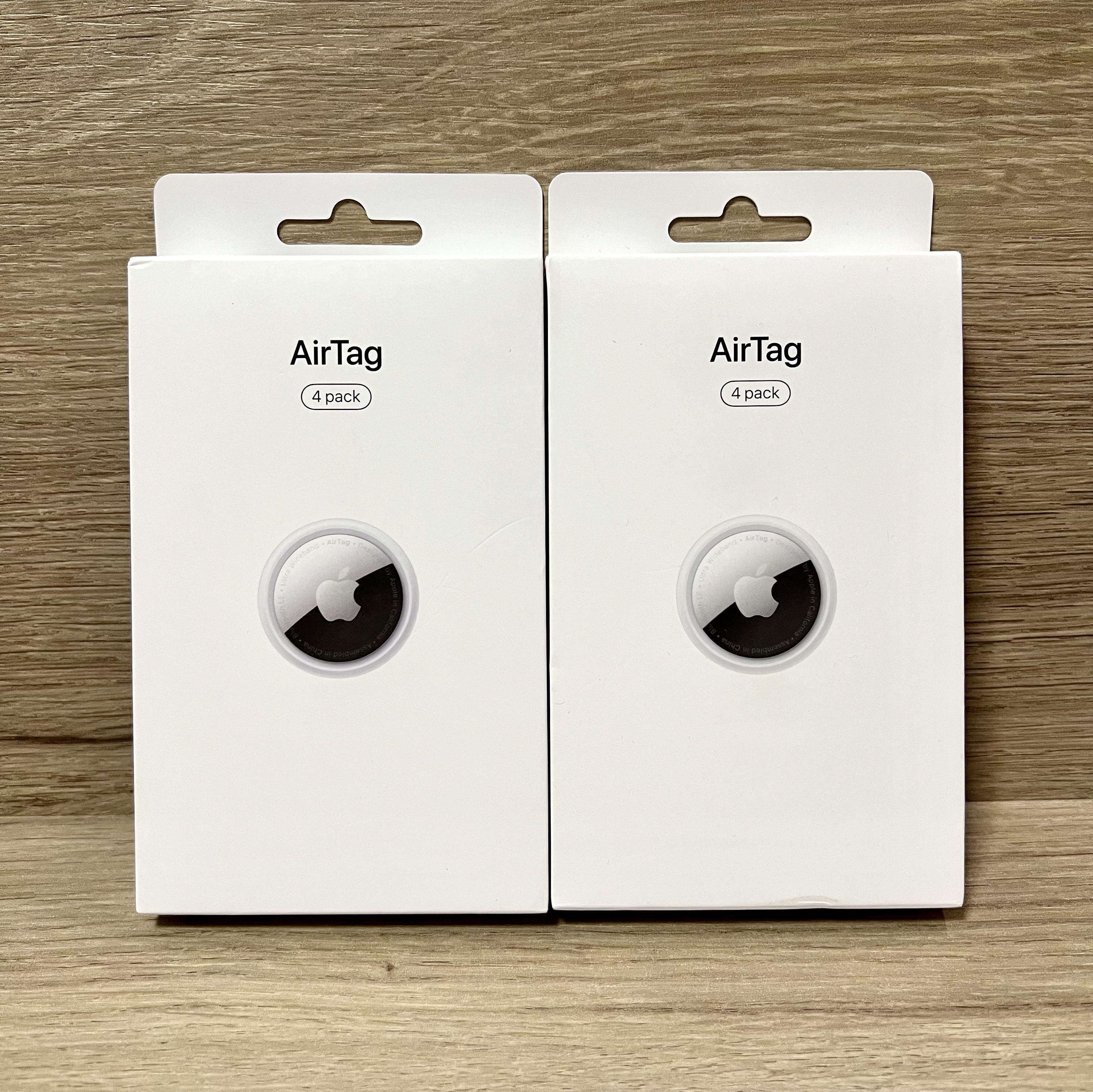 新品未開封 Apple AirTag 本体 4個 エアタグ b - スマホアクセサリー