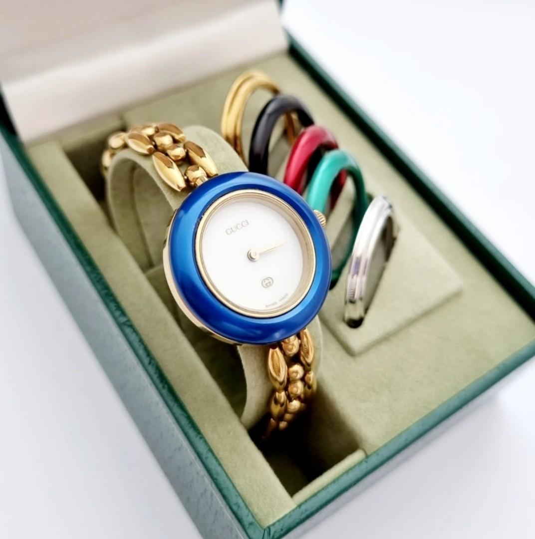Authentic gucci bangle watch clearance