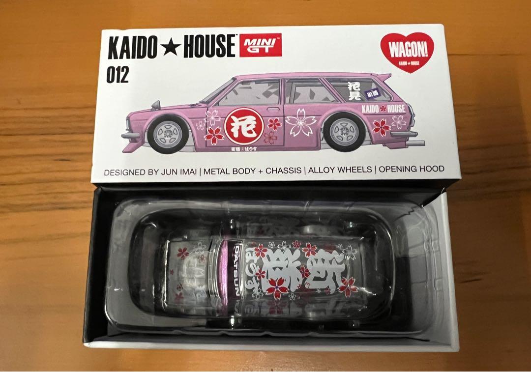 Kaido House x Mini GT Datsun  510 Wagon Pink Chase