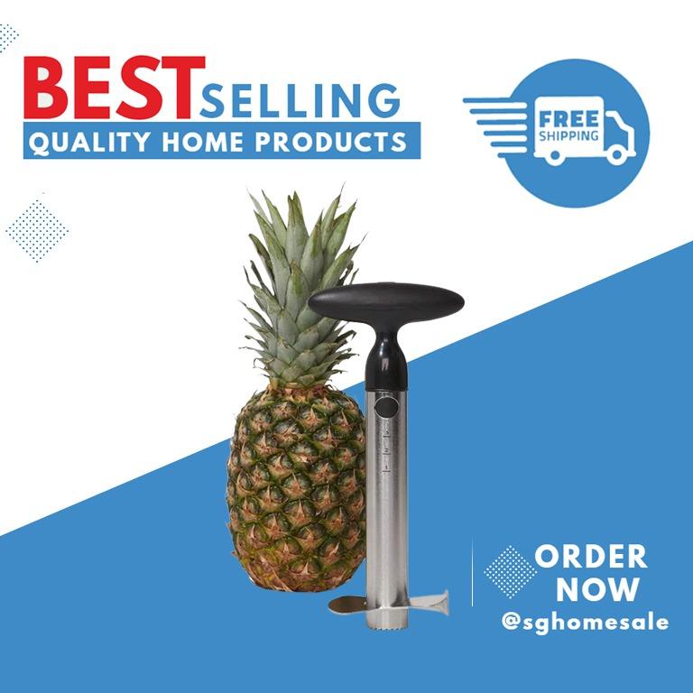 Oxo good grips stainless steel ratcheting pineapple slicer