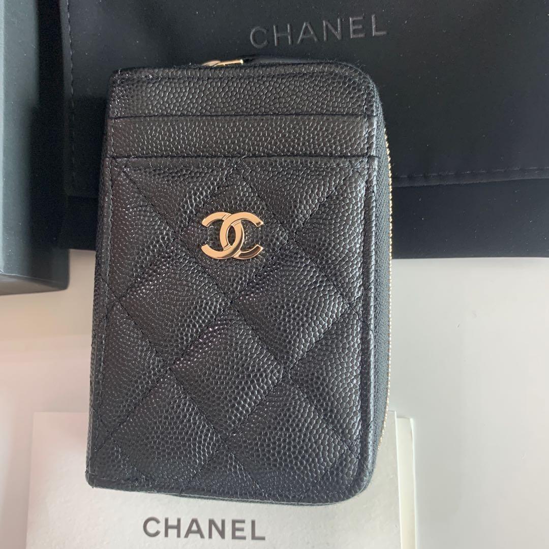 🚨已賣出，可代購全新new Chanel 香奈兒銀包拉鍵包Card Holder zipped