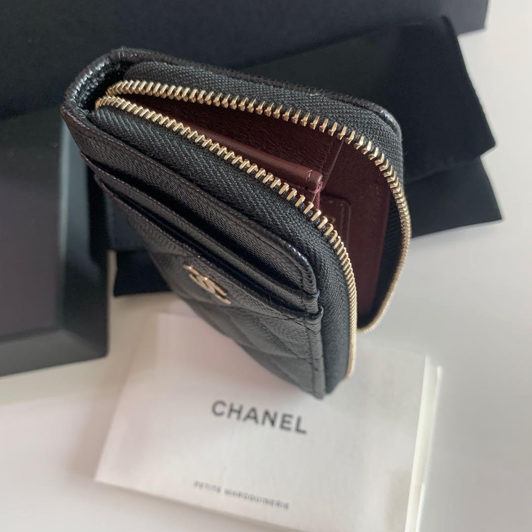 🚨已賣出，可代購全新new Chanel 香奈兒銀包拉鍵包Card Holder zipped