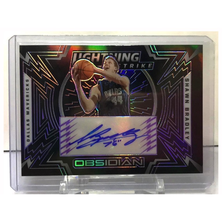 * Shawn Bradley 202021 Panini Obsidian Lightning Strike AU d nba card