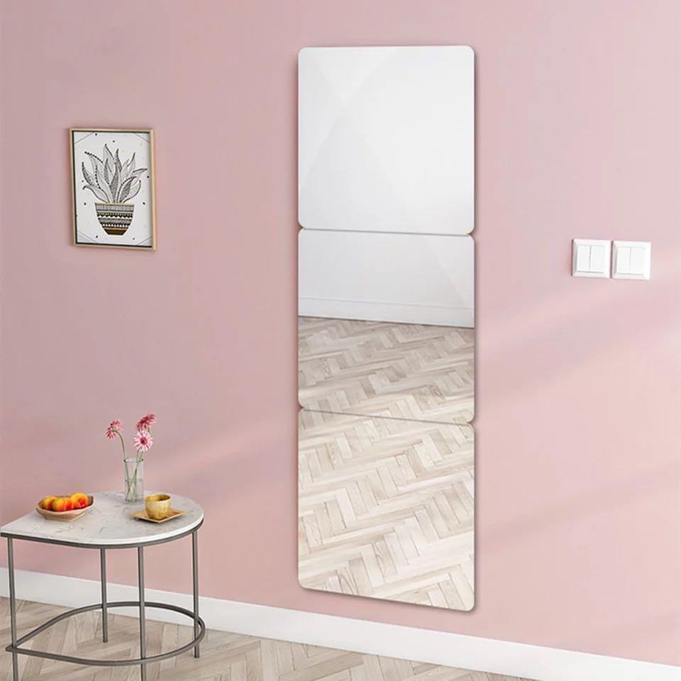 Acrylic plastic mirror !! Non glass Mirror !! Safe mirror !! Item L15,  Furniture  Home Living, Home Decor, Mirrors on Carousell