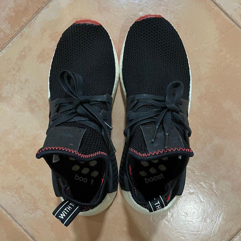 Adidas nmd xr1 black contrast stitch hot sale