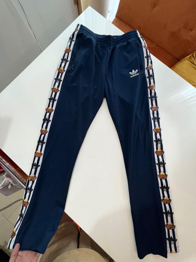 Adidas Originals x Nigo Retro Bear track pants, Men's Fashion, Bottoms,  Joggers on Carousell