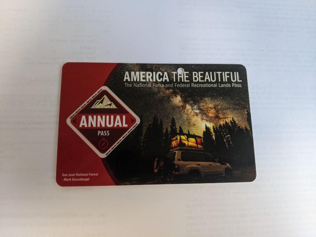 America The Beautiful Annual Pass, Hobbies & Toys, Travel, Travel