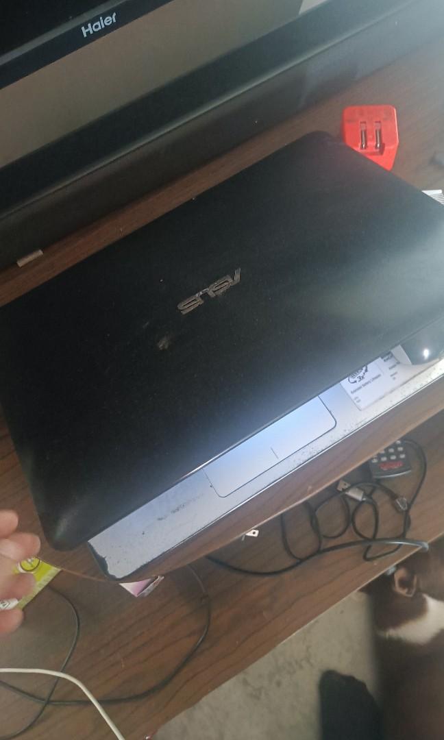 Asus Laptop for sale! (Category: Laptops & Notebooks) located in General Trias. Submitted by julzgacer (Listing ID 1168383426, Image 2). Description: Asus laptop for sale! SPECIFICATION: Windows 10 (licensed) Processor - core i3 1 TB HDD 12 GB RAM 4 GB Video card Complete package: Unit, bag, charger, wireless mouse, free mouse pad. Note: Honest Issue, battery lifespan 1 hour usage kapag dinakasaksak. Speaker basag na tunog. Not affected sa perfor