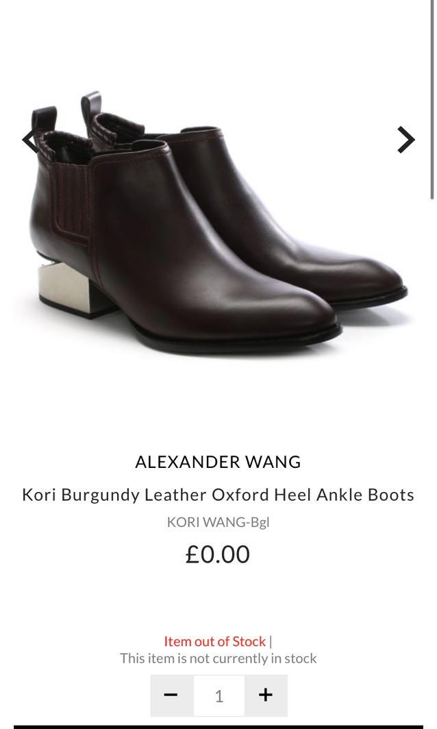 Authentic Alexander Wang Kori Ankle Boots Women s Fashion