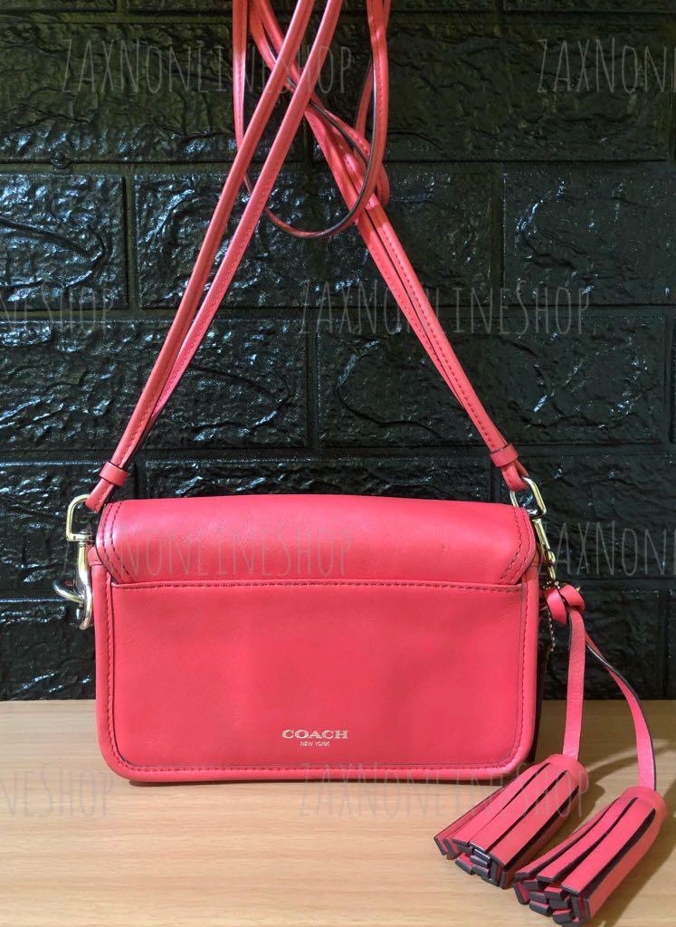 Coach, Bags, Coach Legacy Penny Black Leather Crossbody Bag